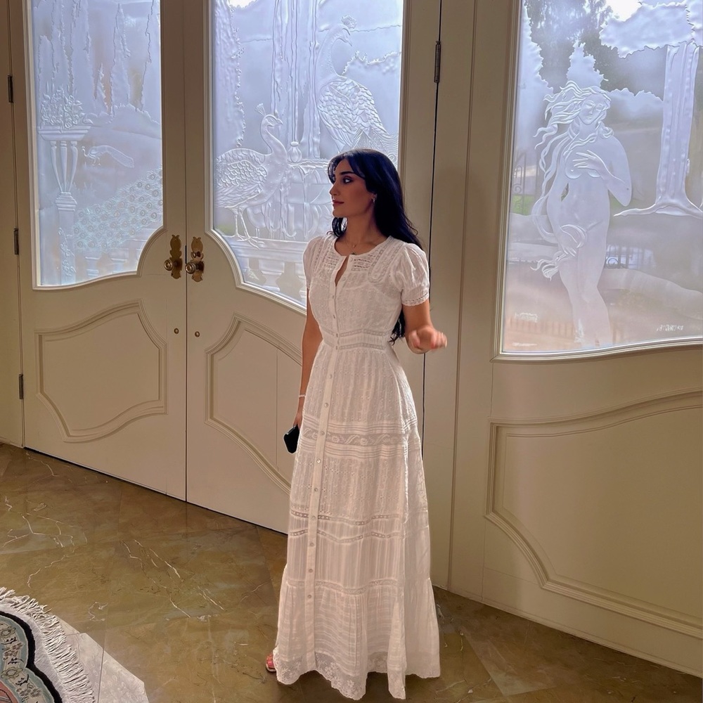 Linen & Lace Loveshackfancy maxi dress!
